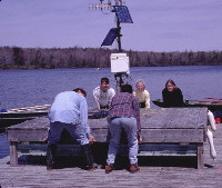 6 people required to lift weather station (photographer helped)