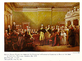 George Washington resigning his Commission, John Trumbull