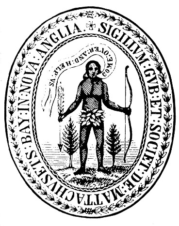 Message on Massachusetts Bay Colony's original great seal
