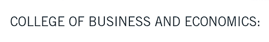 College of Business and Economics