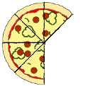 5 slice pizza