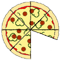 6.5 slice pizza