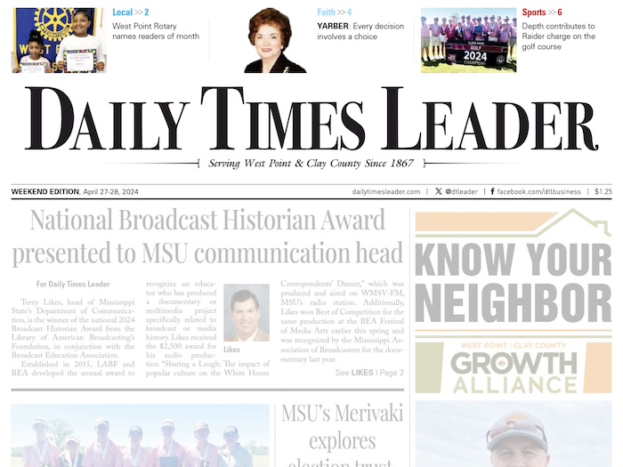 Newspaper Excerpt