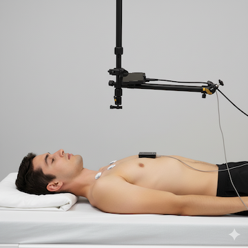 Recording cardiovascular data from a particcipant