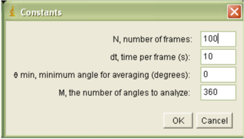 Correlation parameters