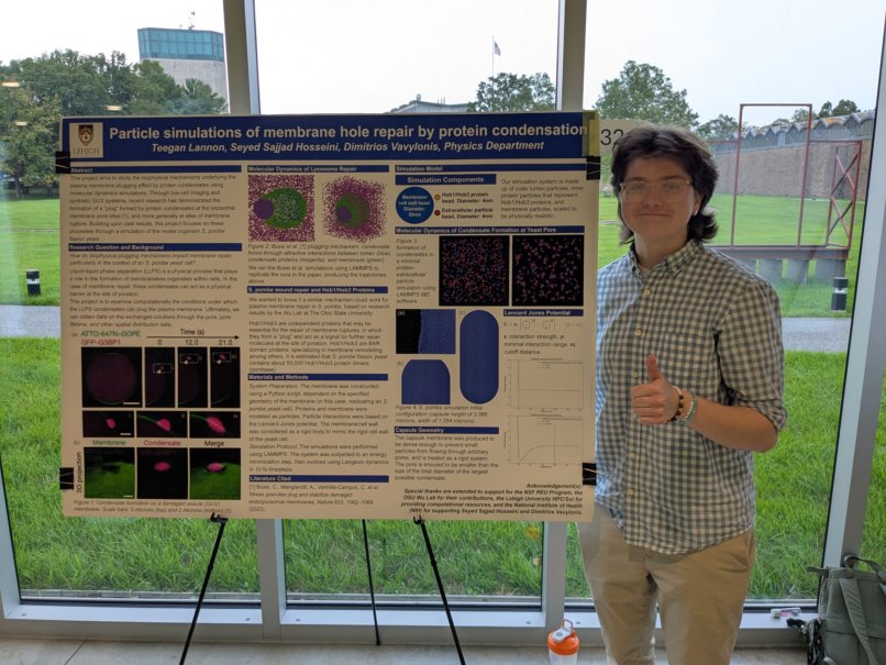 REU student poster