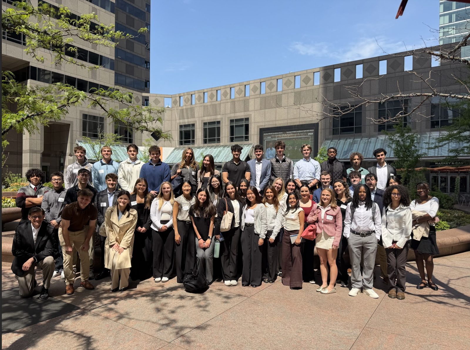 Lehigh Accounting Club students in Philadelphia
