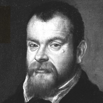 [Image: Galilei in ~1610]