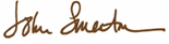 John W. Smeaton signature